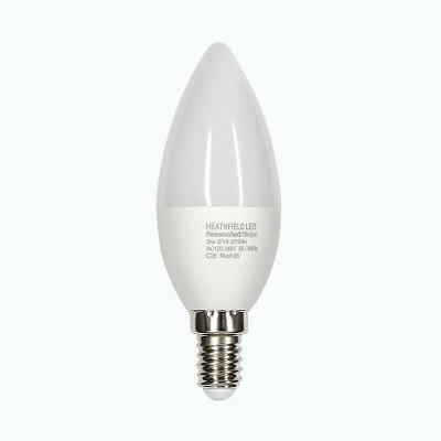 3W LED Candle Lamp Range E14/SES -  3000K