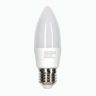3W LED Candle Lamp Range -  E27/ES 4000K