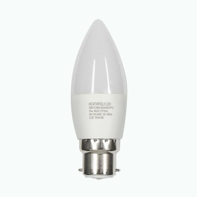 3W LED Candle Lamp Range -  B22/BC 4000K