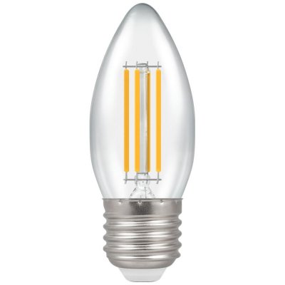 LED Candle Filament Clear 6.5W 2700K ES-E27