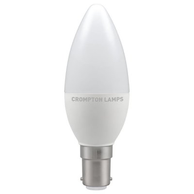 LED Candle Thermal Plastic 4.9W 2700K SBC-B15d