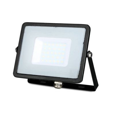 VT-30-1 30W SMD FLOODLIGHT WITH SAMSUNG CHIP & CABLE(1M) COLORCODE:4000K BLACK BODY GREY GLASS