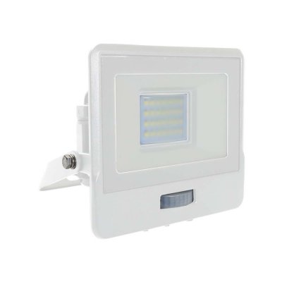 VT-128S 20W PIR SENSOR FLOODLIGHT WITH SAMSUNG CHIP COLORCODE:3000K WHITE BODY
