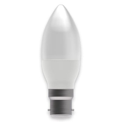 6W LED Dimmable Candle Opal - BC. 2700K