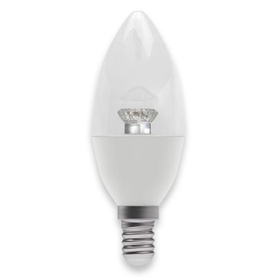 6W LED Dimmable Candle Clear - SES, 2700K