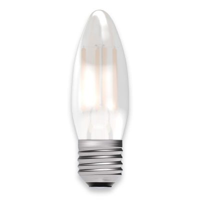 4W LED Filament Satin Candle - ES, 2700K