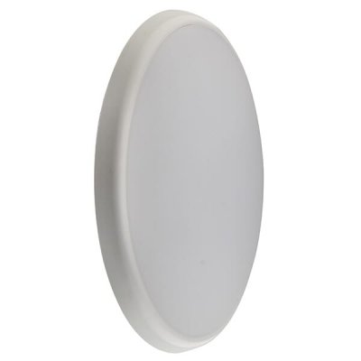 18W Deco Slim LED Bulkhead - M/W Sensor, Emergency, 4000K