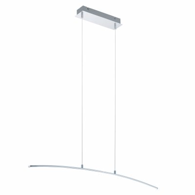 Pendant Light Aluminium, Steel Chrome / Plastic White - LASANA