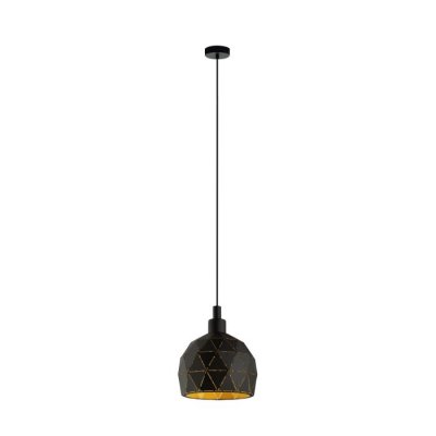 Pendant Light Steel Black, Gold - ROCCAFORTE