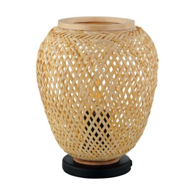 Table Light Steel Black / Wood Natural - DEMBLEBY