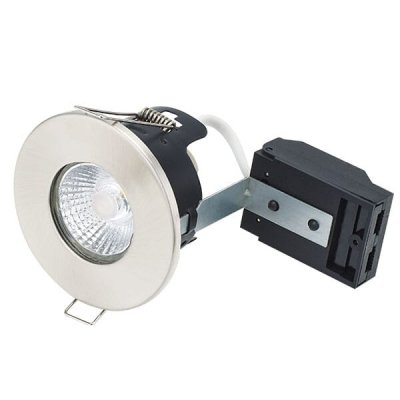 Fire Rated MV/LV Downlight - Chrome