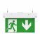 Doxa Standard Exit Sign With Multiple Mounting Positions, Down Legend