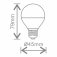 Reon Non-Dimmable Golf, 5W, E27, 20000 Hours, 2700K