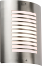 230V IP44 E27 40W max. Stainless Steel Outdoor Wall Fixture