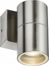230V IP54 GU10 Fixed Single Wall Light - Brushed Chrome